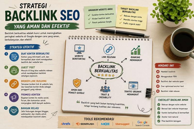 Strategi Backlink SEO yang Aman dan Efektif