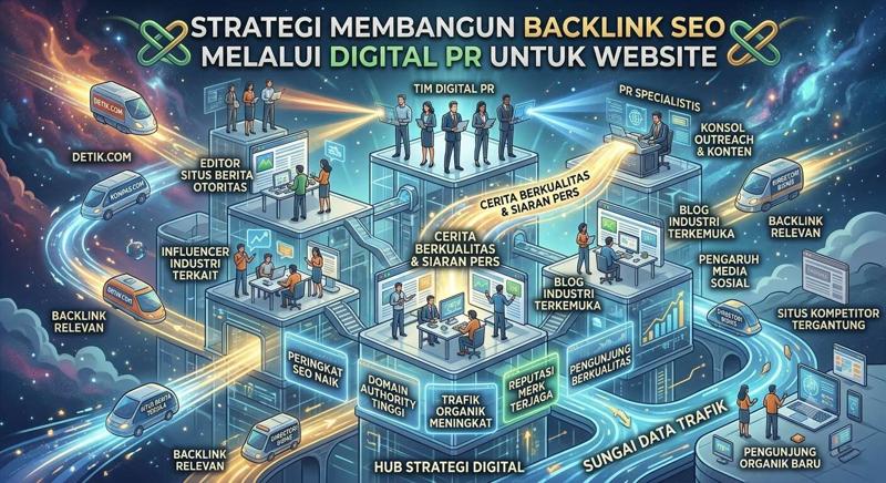 Strategi Membangun Backlink SEO melalui Digital PR untuk Website