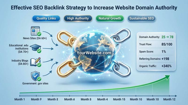 Strategi Backlink SEO yang Efektif untuk Meningkatkan Otoritas Domain Website