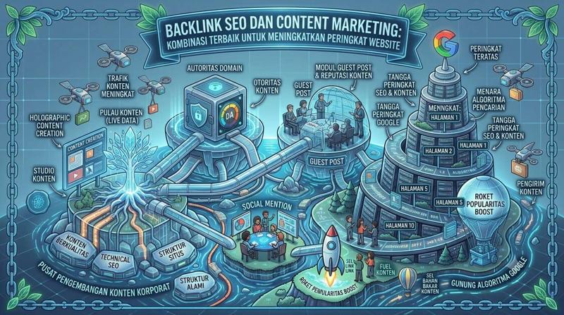 Backlink SEO dan Content Marketing: Kombinasi Terbaik untuk Meningkatkan Peringkat Website