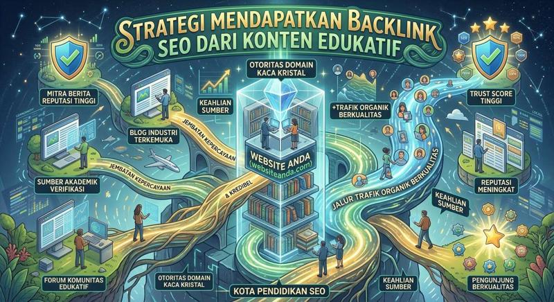 Strategi Mendapatkan Backlink SEO dari Konten Edukatif