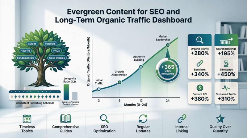 Pentingnya Konten Evergreen untuk Mendukung SEO dan Trafik Organik Jangka Panjang