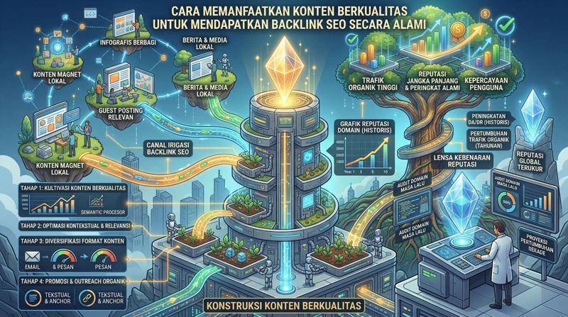 Cara Memanfaatkan Konten Berkualitas untuk Mendapatkan Backlink SEO Secara Alami